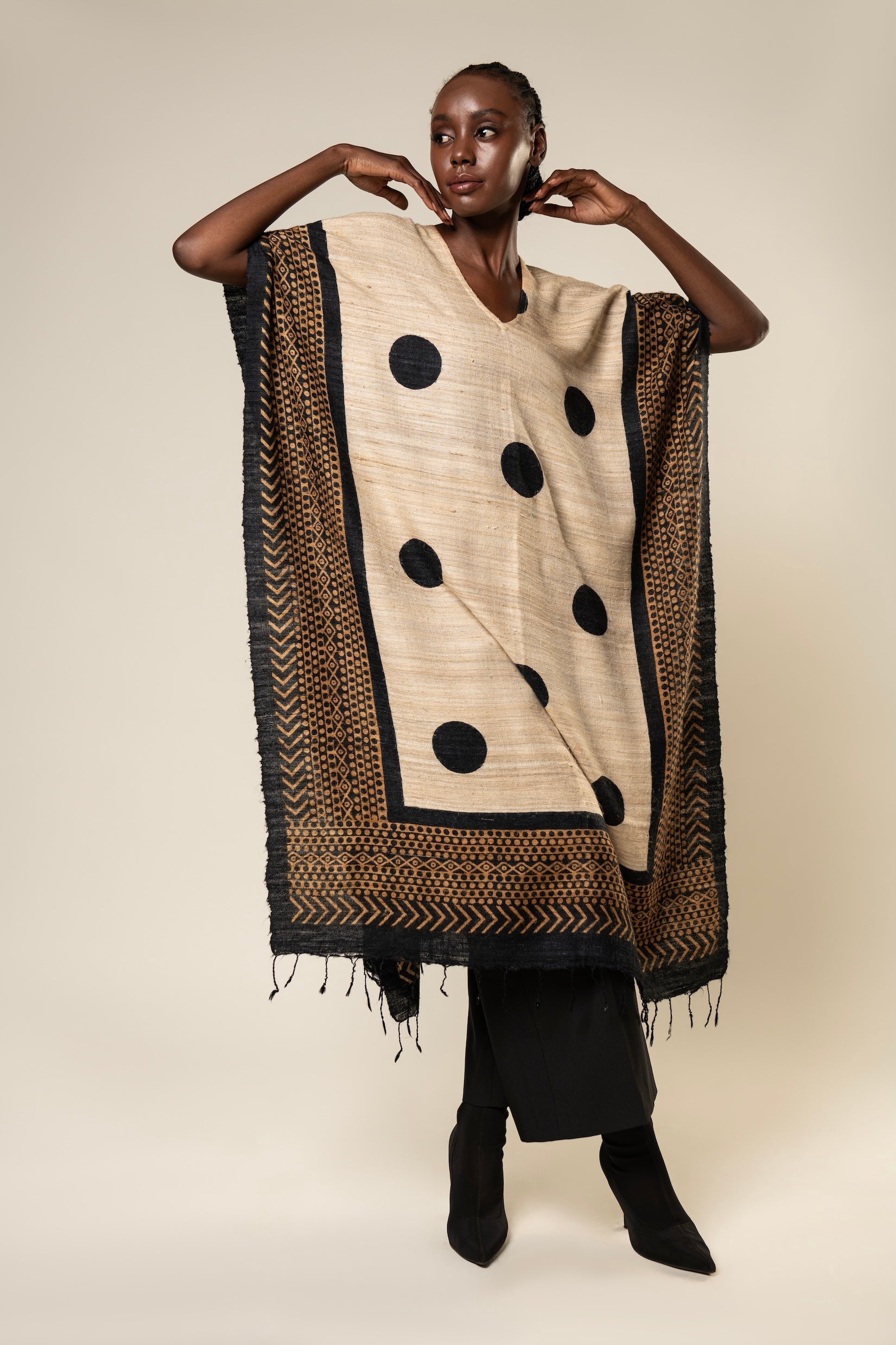 Aeshaane Tussar Peace Silk 3-in-1 Capes (Click for more options)