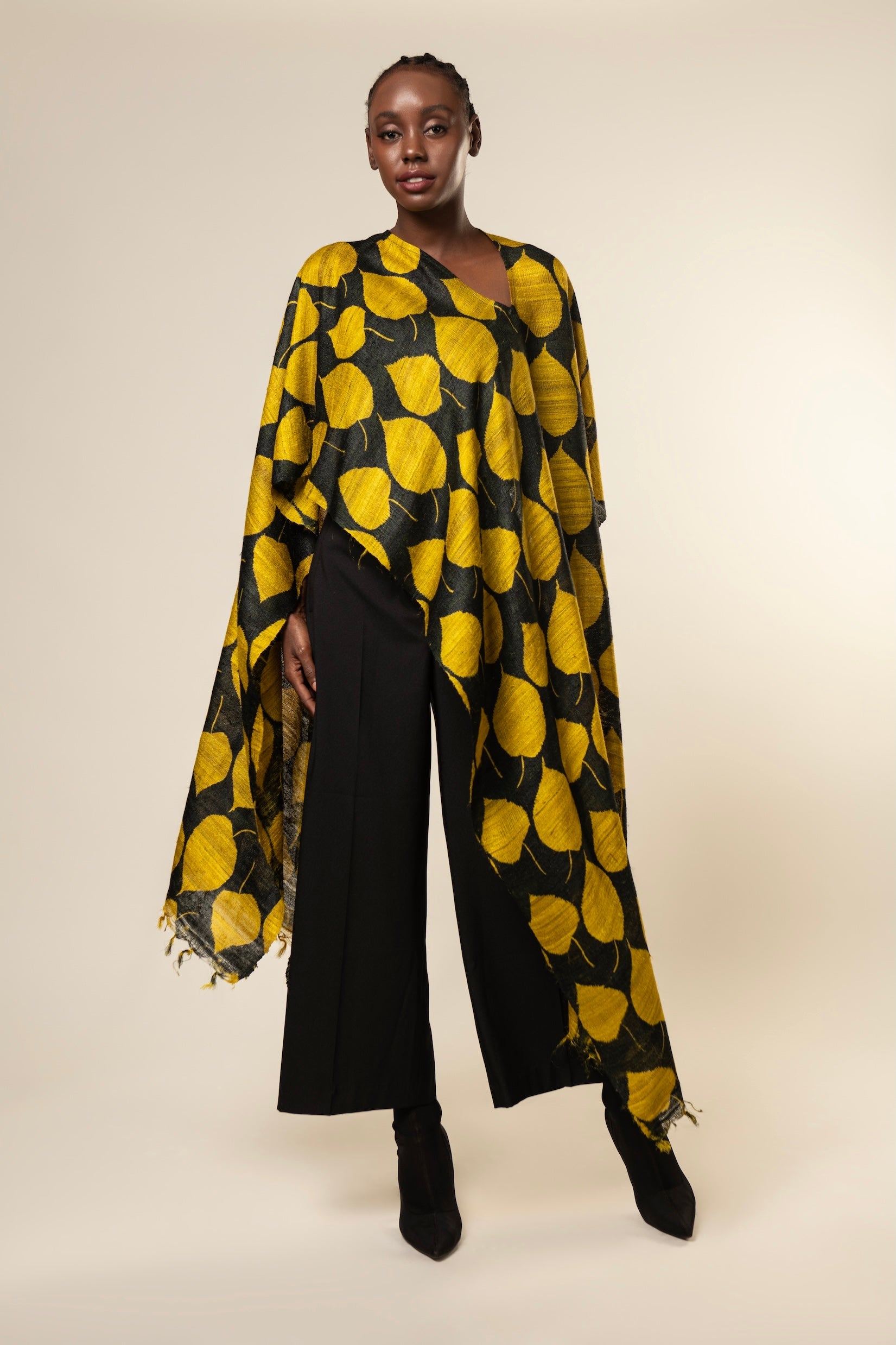 Aeshaane Tussar Peace Silk 3-in-1 Capes (Click for more options)