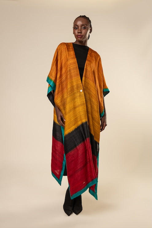 Aeshaane Tussar Peace Silk 4-in-1 Capes (Click for more options)