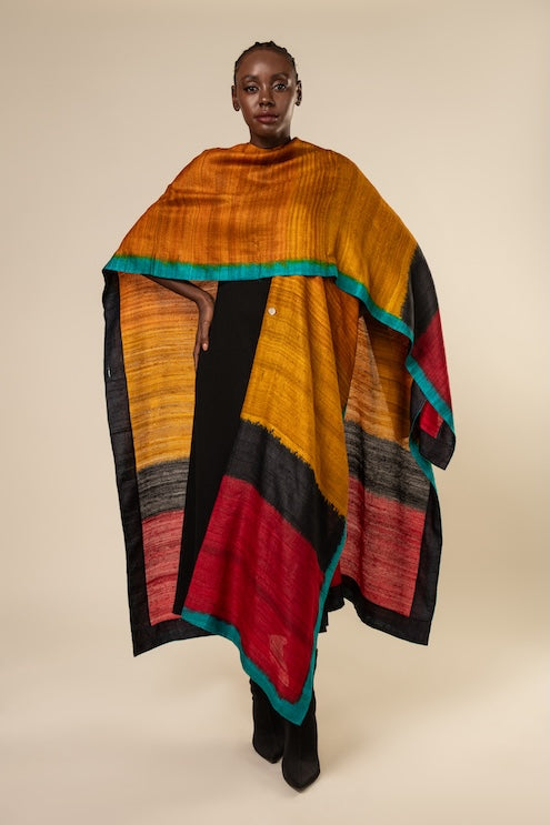 Aeshaane Tussar Peace Silk 4-in-1 Capes (Click for more options)