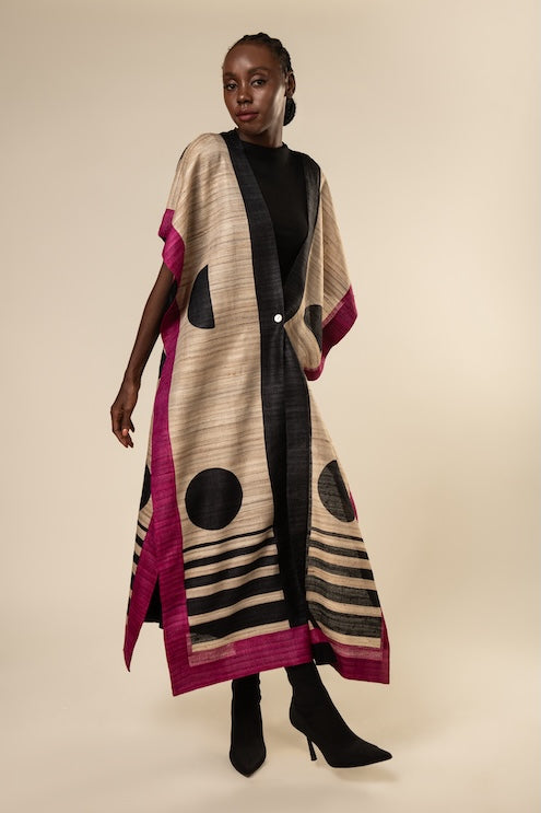 Aeshaane Tussar Peace Silk 4-in-1 Capes (Click for more options)