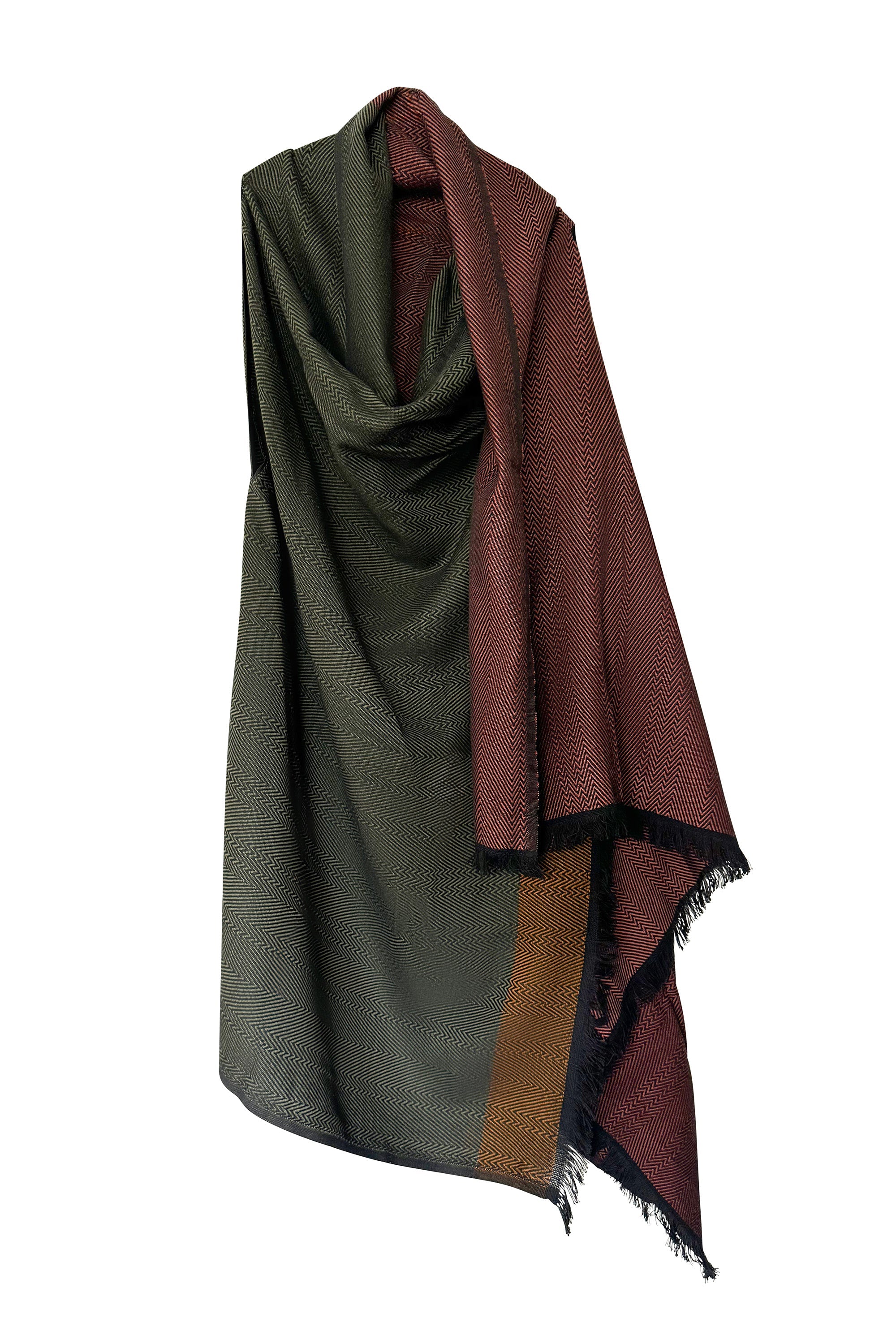 Julahas Plum Spice Cotton Cape