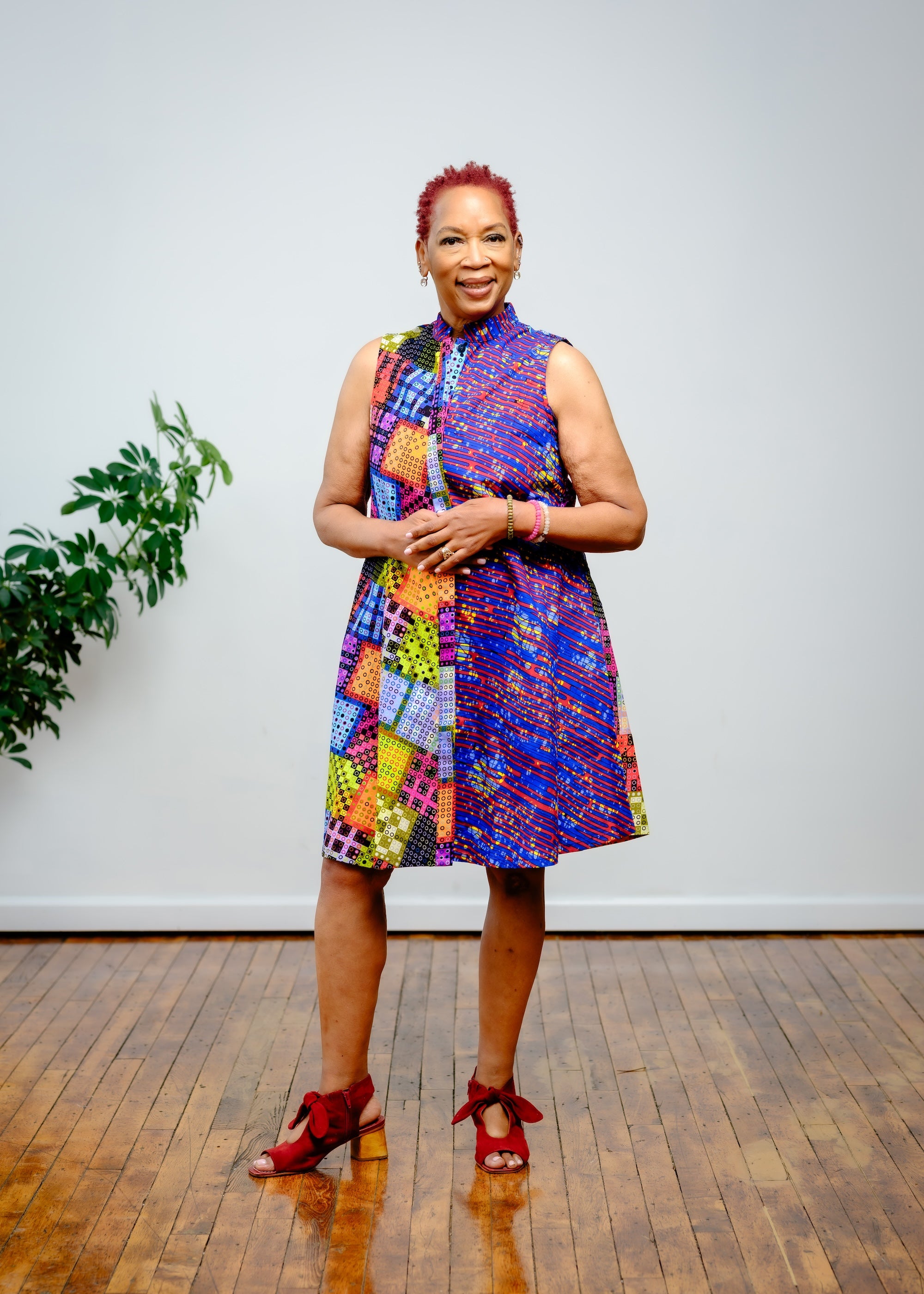 Cross Stitch Sleeveless Dress
