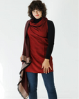 Julahas Fresh Beet Cotton Cape