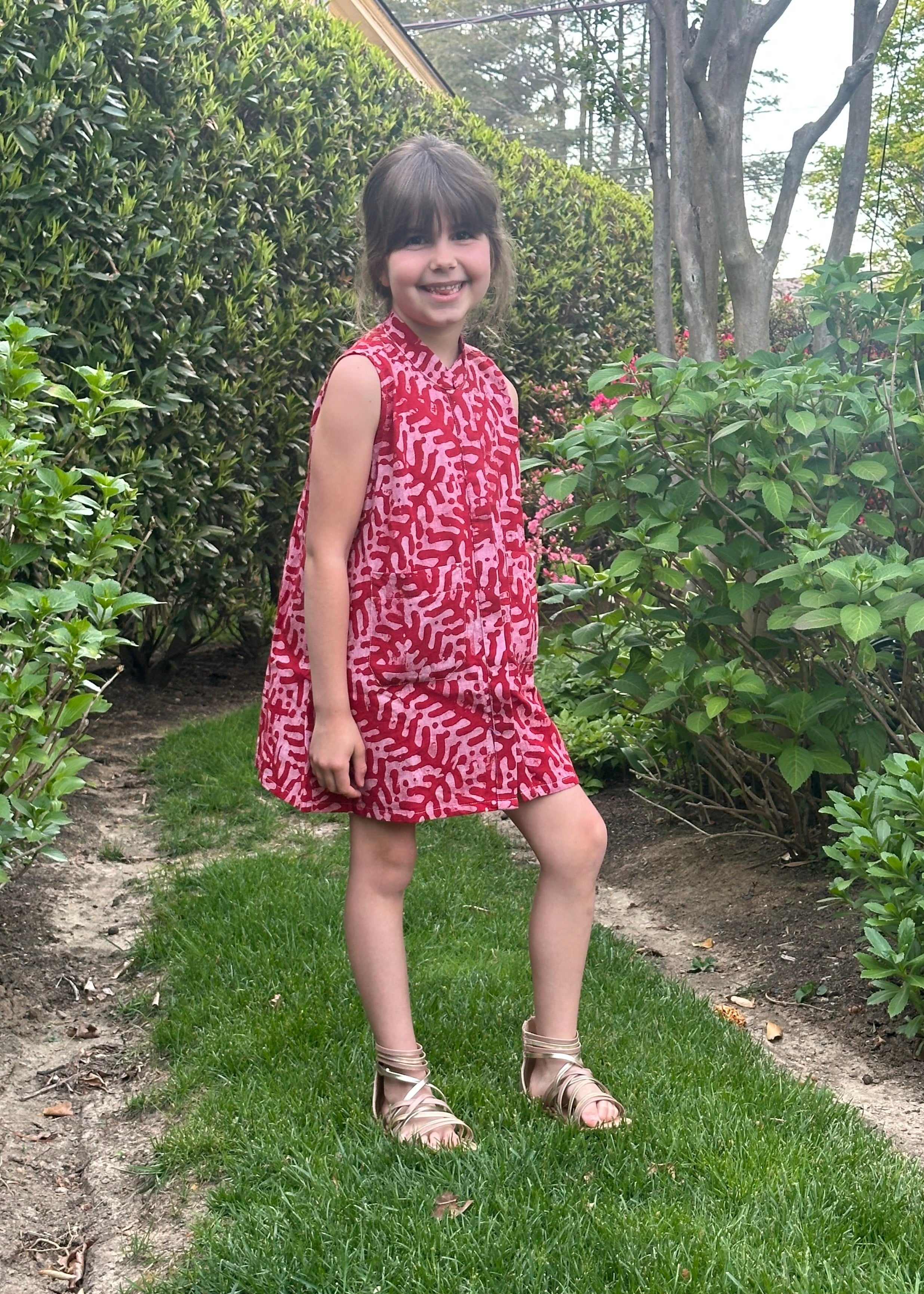 Hand-printed Kid's Dress