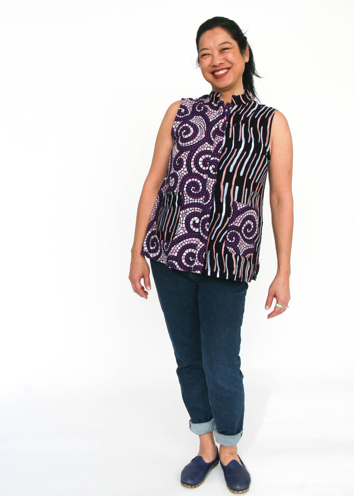 Spin Around Sleeveless Shirt