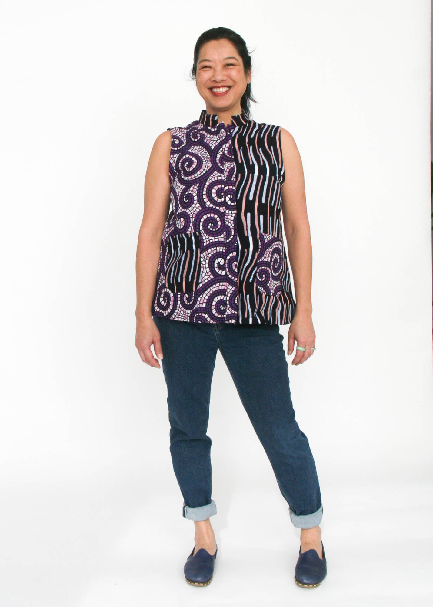 Spin Around Sleeveless Shirt
