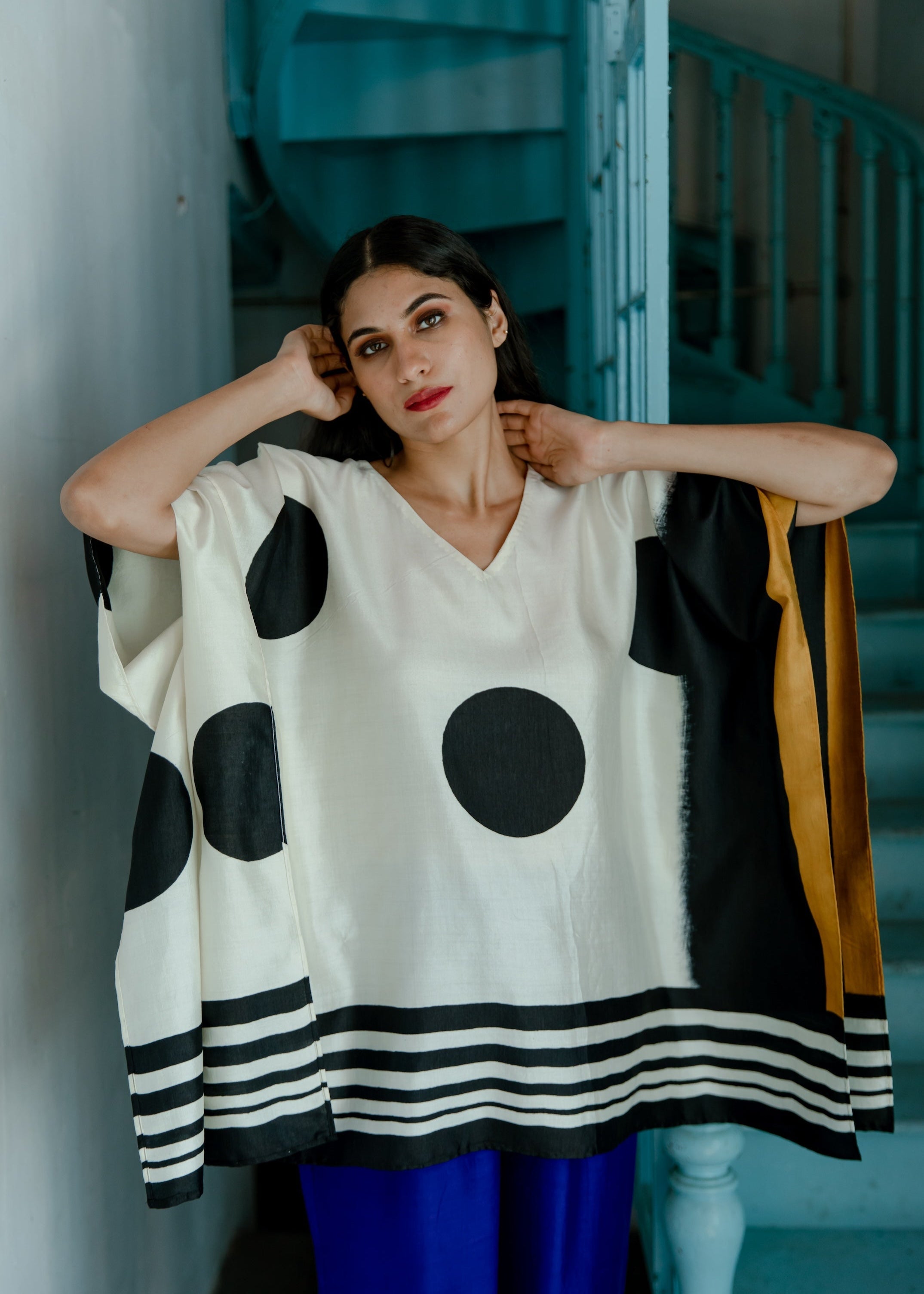Aeshaane Eri Peace Silk Kaftans (Click for more options)