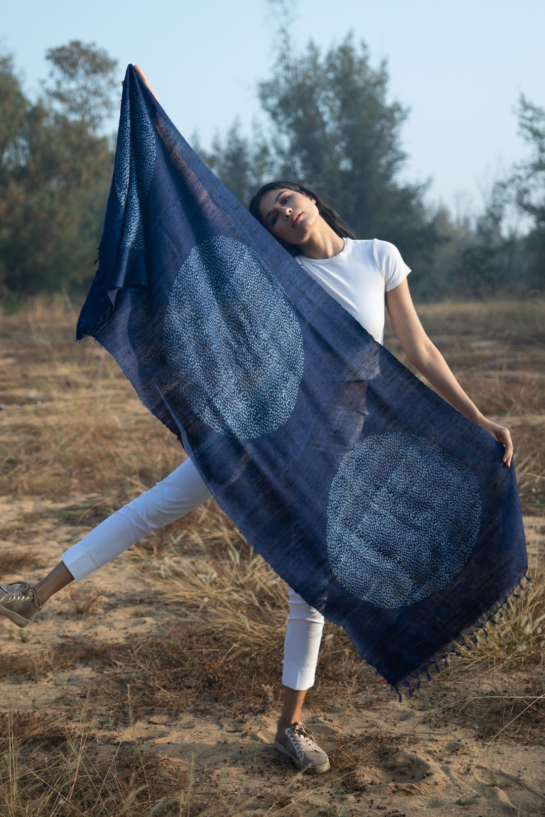 Aeshaane Peace Silk Scarves (Click for more options)