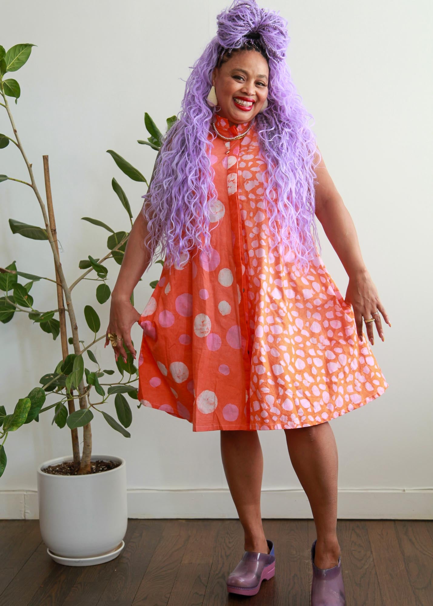 Orange Theory Sleeveless Dress