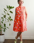 Orange Theory Sleeveless Dress