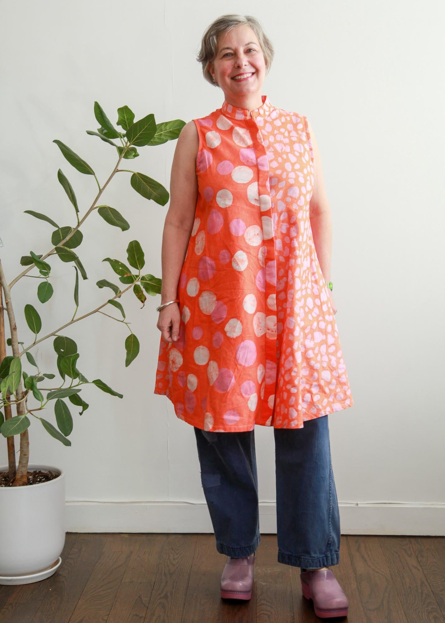 Orange Theory Sleeveless Dress