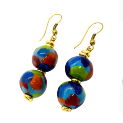 Kazuri Kasuku Kichaa Earrings