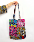 patchwork tote bag