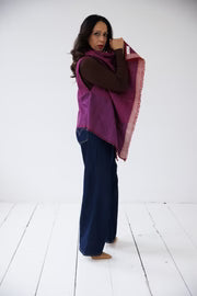 Julahas Fresh Forest Sariska Wool Silk Cape