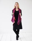 Julahas Fresh Forest Sariska Wool Silk Cape