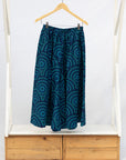 Display of blue pants