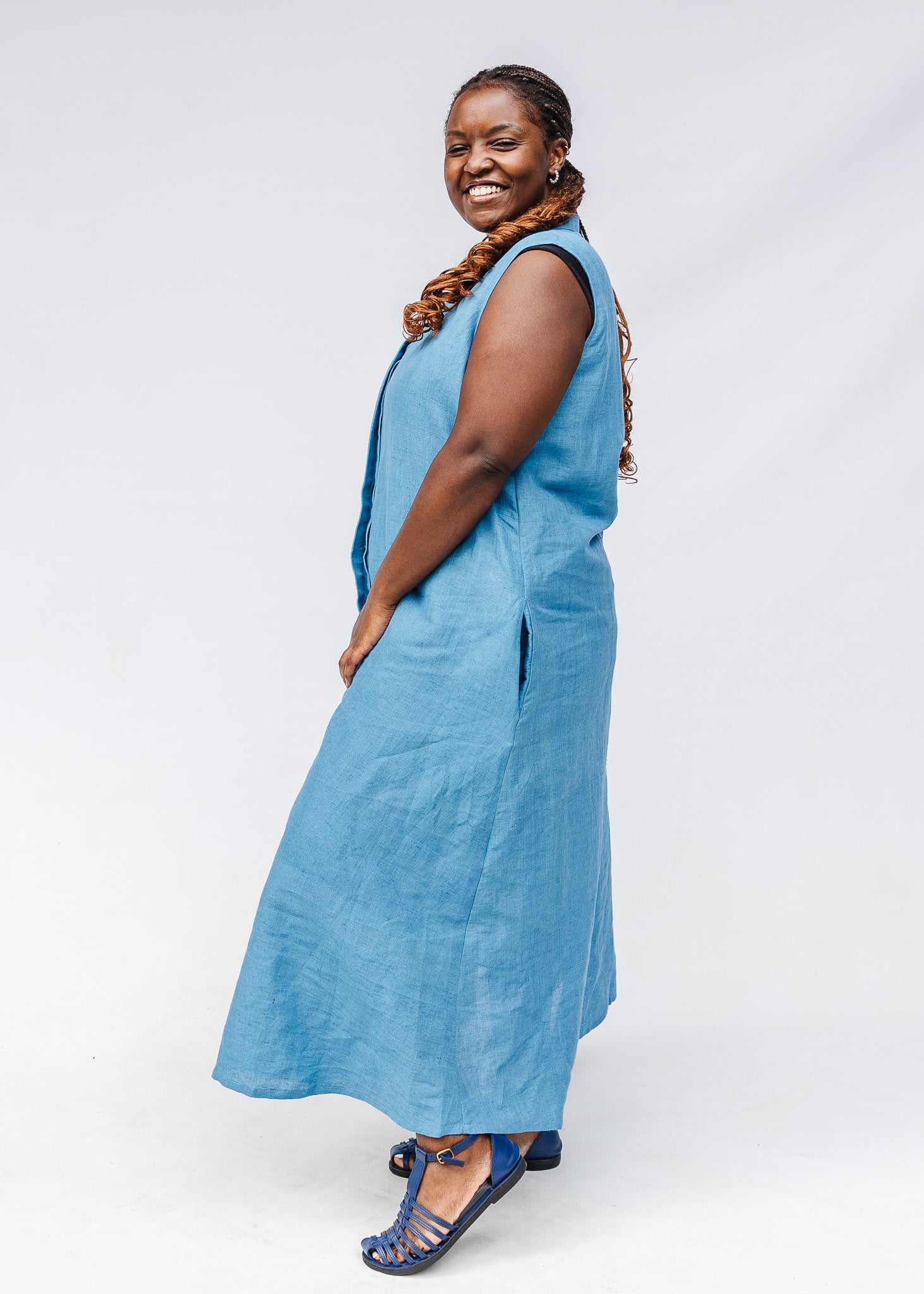 Denim Blues Maxi