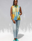 Citrus Patchwork Sleeveless Shirt