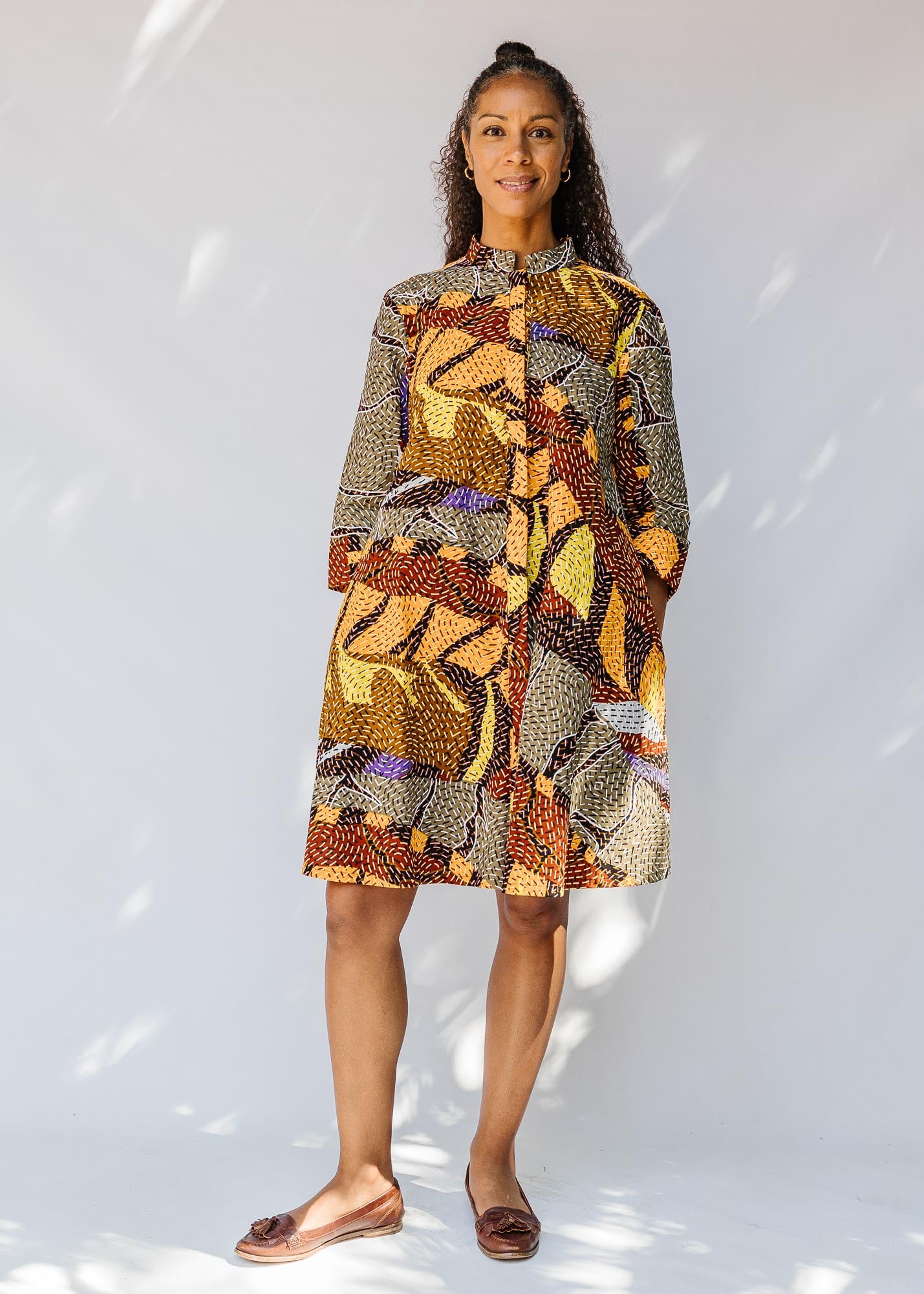 europe runway print dress European fashion buyers look to Nigeria