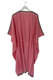 Julahas Coral Pink Kala Cotton Tassel Duster