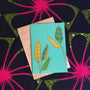 Palms Greeting Card by Lulu Kitololo