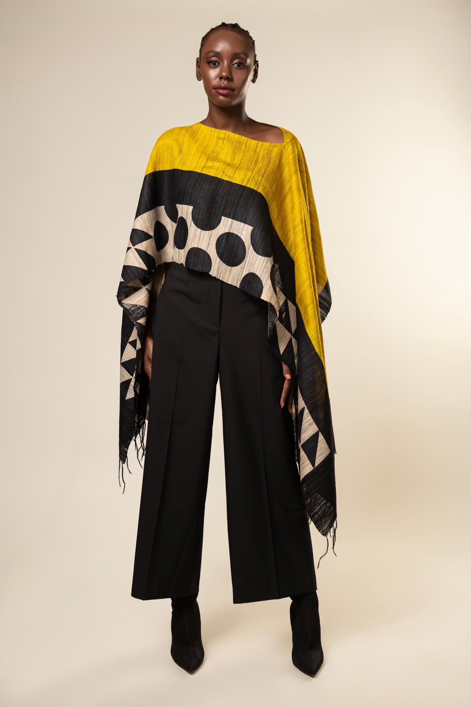 Aeshaane Tussar Peace Silk 3-in-1 Capes (Click for more options)