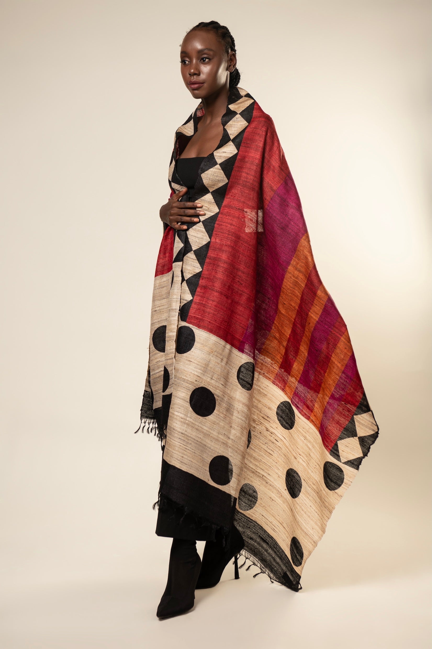 Aeshaane Tussar Peace Silk 3-in-1 Capes (Click for more options)