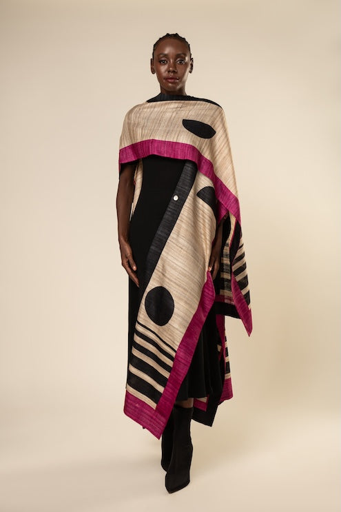 Aeshaane Tussar Peace Silk 4-in-1 Capes (Click for more options)