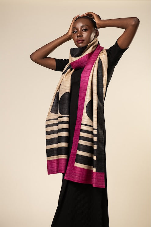 Aeshaane Tussar Peace Silk 4-in-1 Capes (Click for more options)