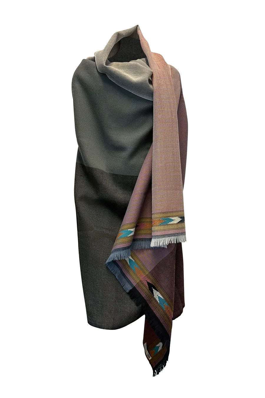 Julahas Light Wool Fusion Dusty Pink Cape