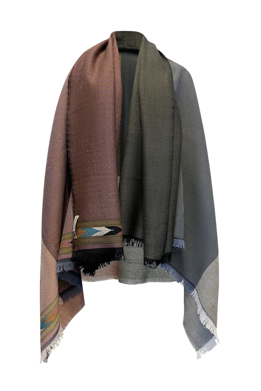 Julahas Light Wool Fusion Dusty Pink Cape