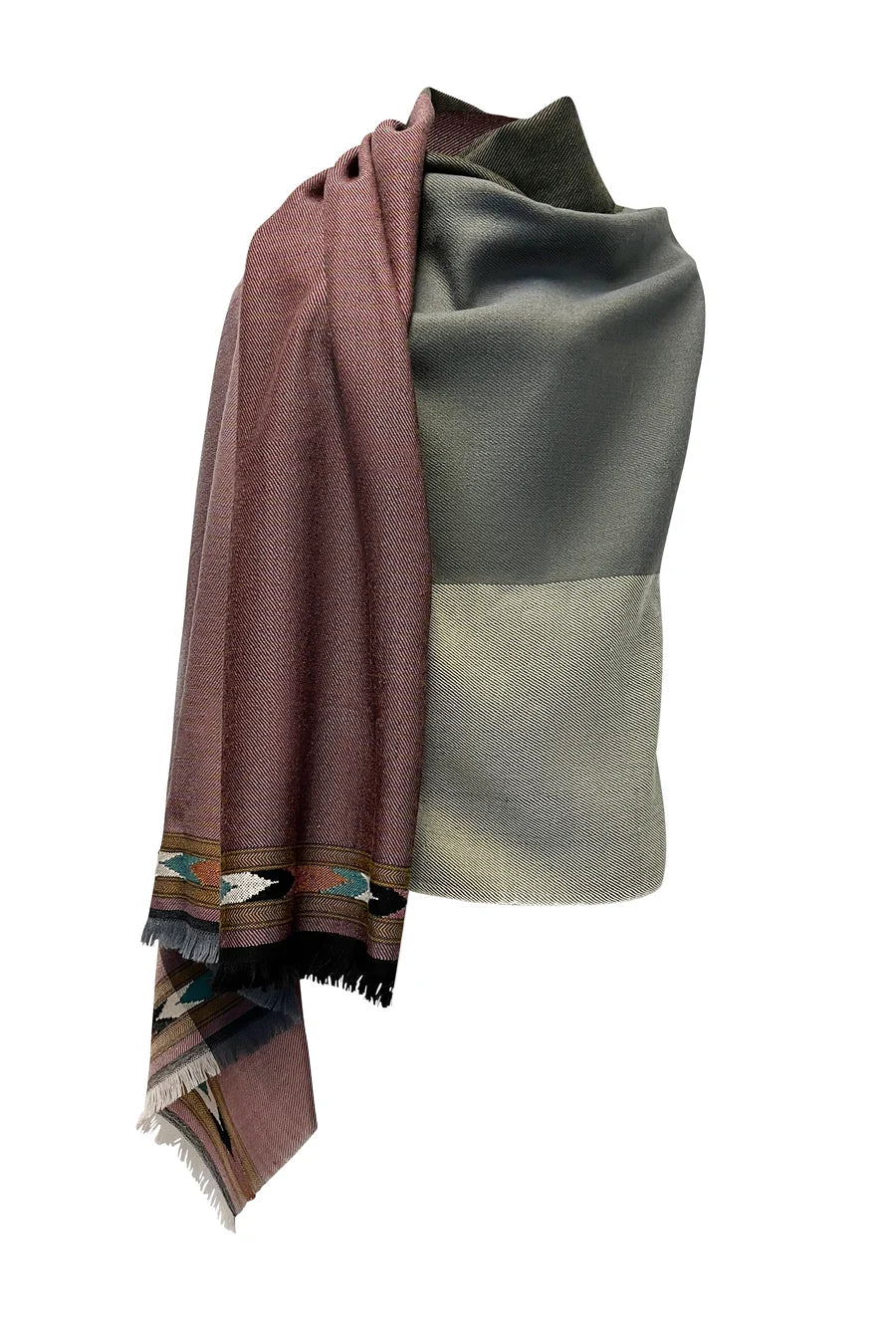 Julahas Light Wool Fusion Dusty Pink Cape