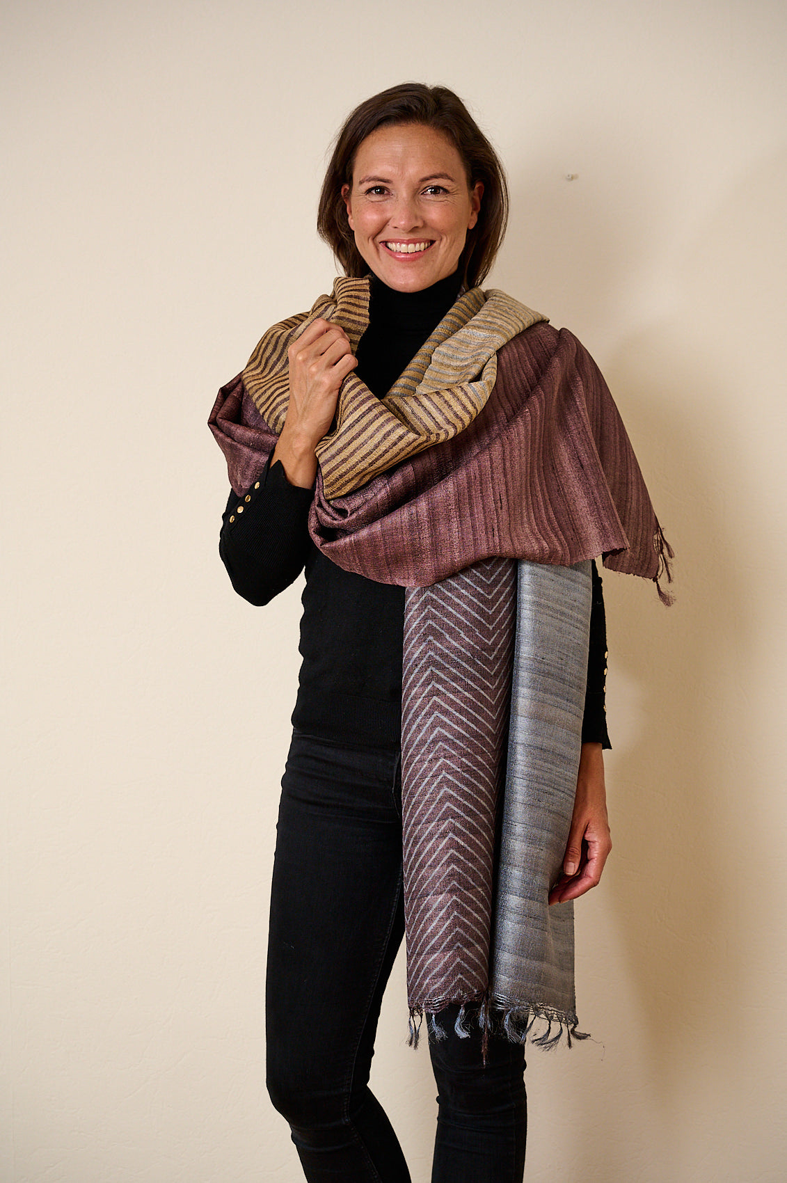 Aeshaane Peace Silk Scarves (Click for more options)