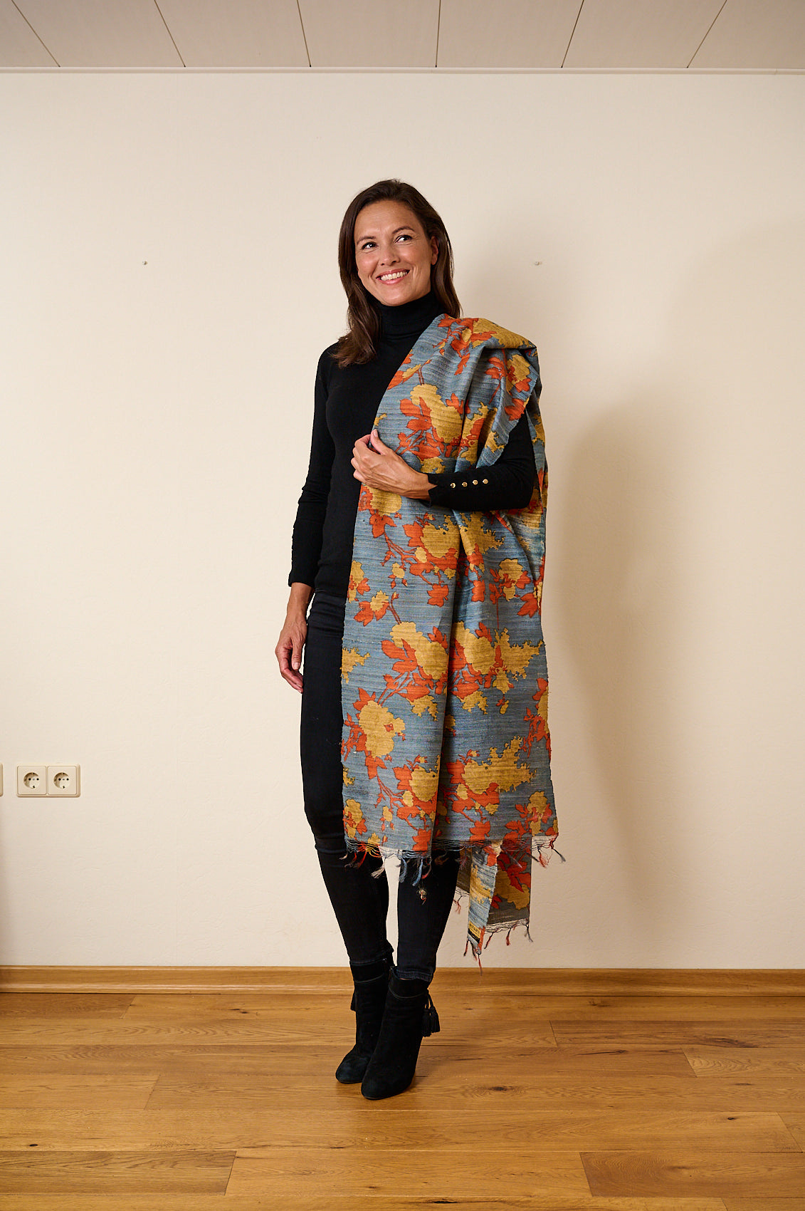 Aeshaane Peace Silk Scarves (Click for more options)