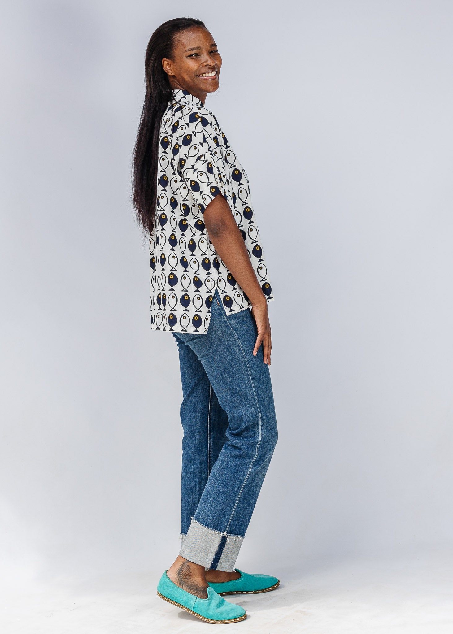 Fish Tales Short Sleeved Shirt