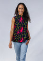 Plumeria Sleeveless Shirt