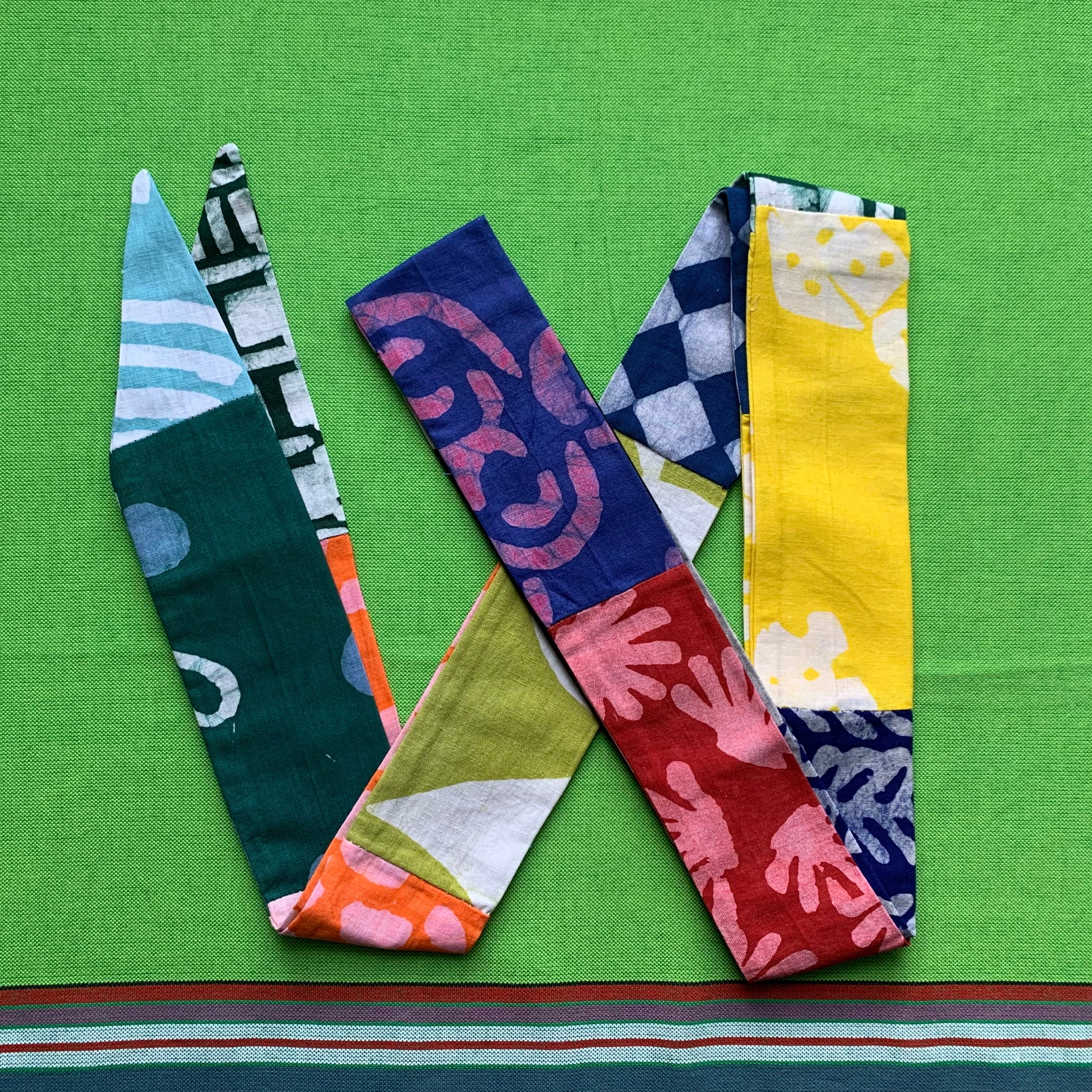 Upcycled Patchwork Belts