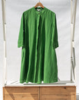 Display of lichen green dress