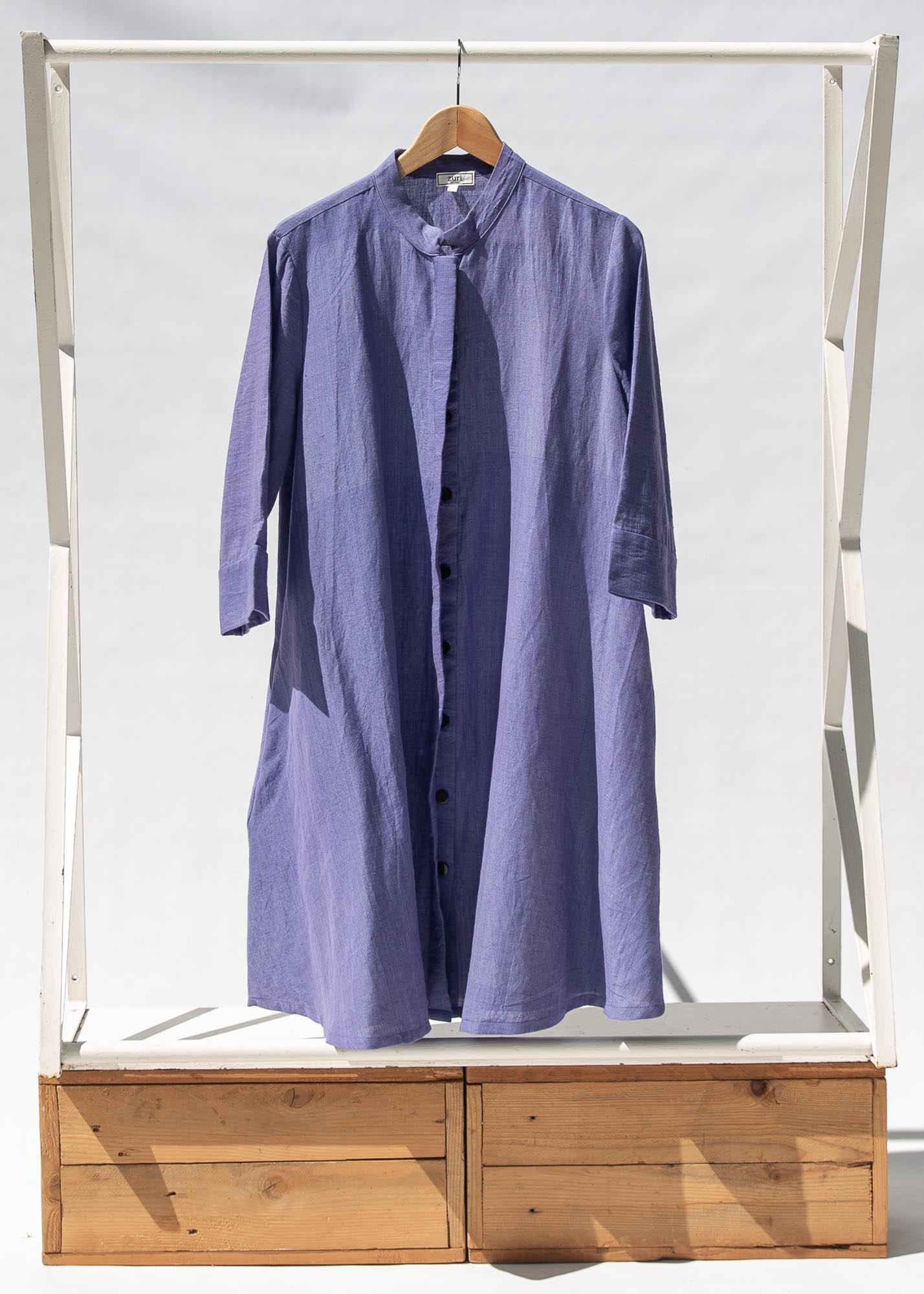 Display of lavender dress