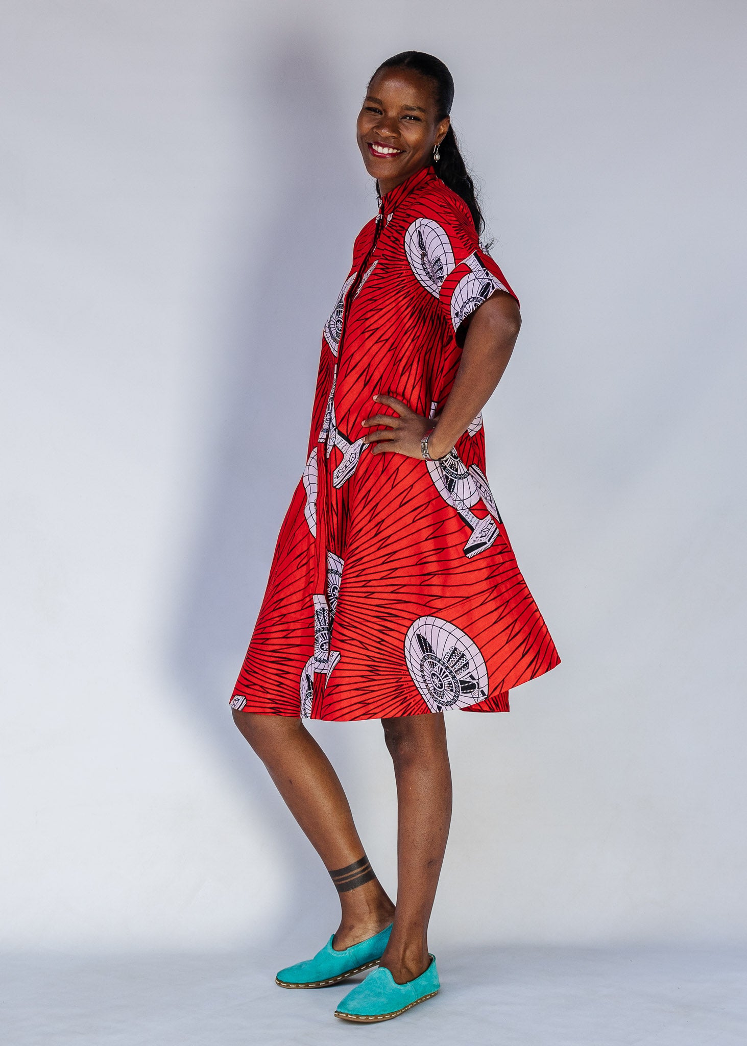 Oscillate Short Sleeved Dress