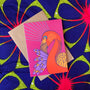 Flamingo-Grußkarte von Lulu Kitololo