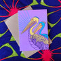 Pelikan-Grußkarte von Lulu Kitololo