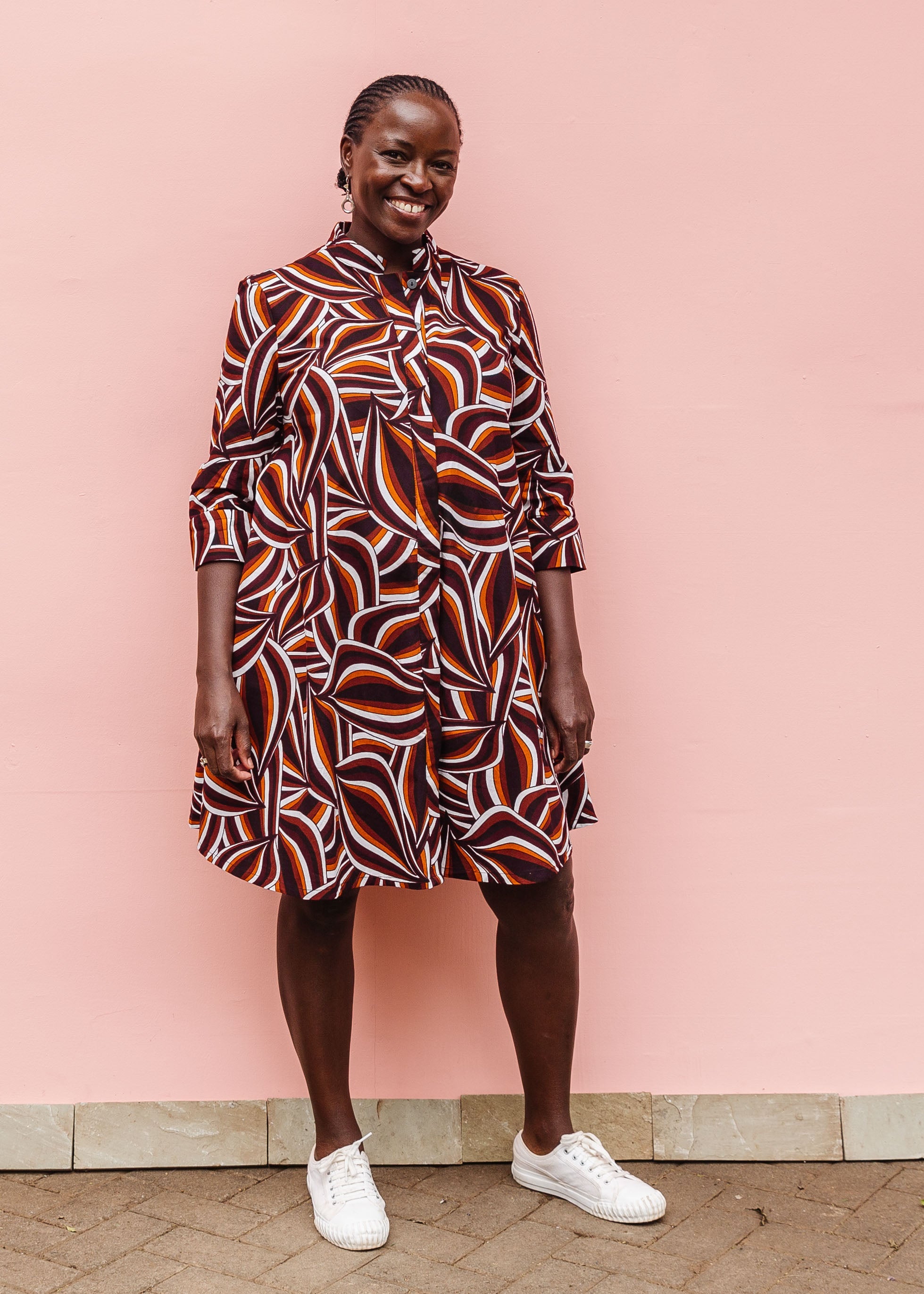 Lularoe Leggings Women Size OS One Size 2 - 12 Red Africa Geometric Print